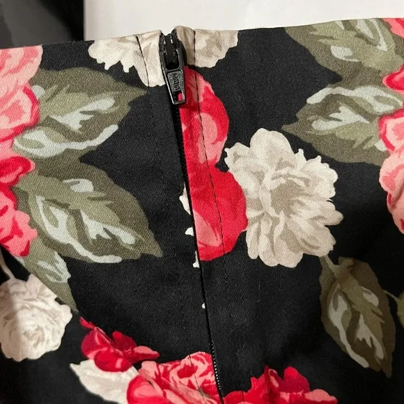 Torrid Black and Pink Floral Dress - Picture 10 of 16